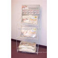 Free Design Display Solution 3-Tier Metal Wire Floor Standing White Powdered Pillow Display Rack